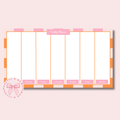 Pinky Picnic Weekly Planner