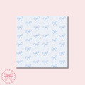 Blue Bows Sticky Note