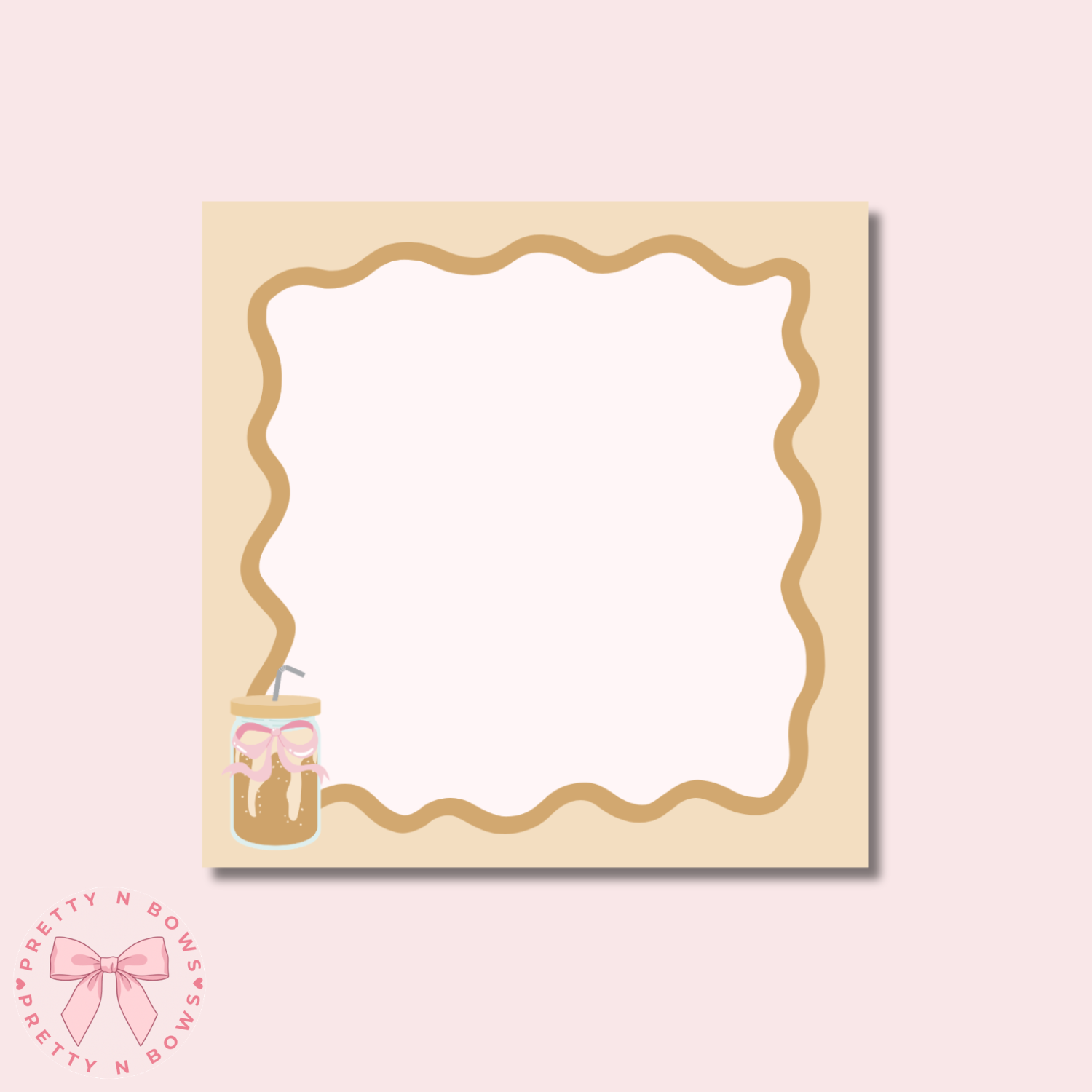 Iced Coffee Sticky Notes