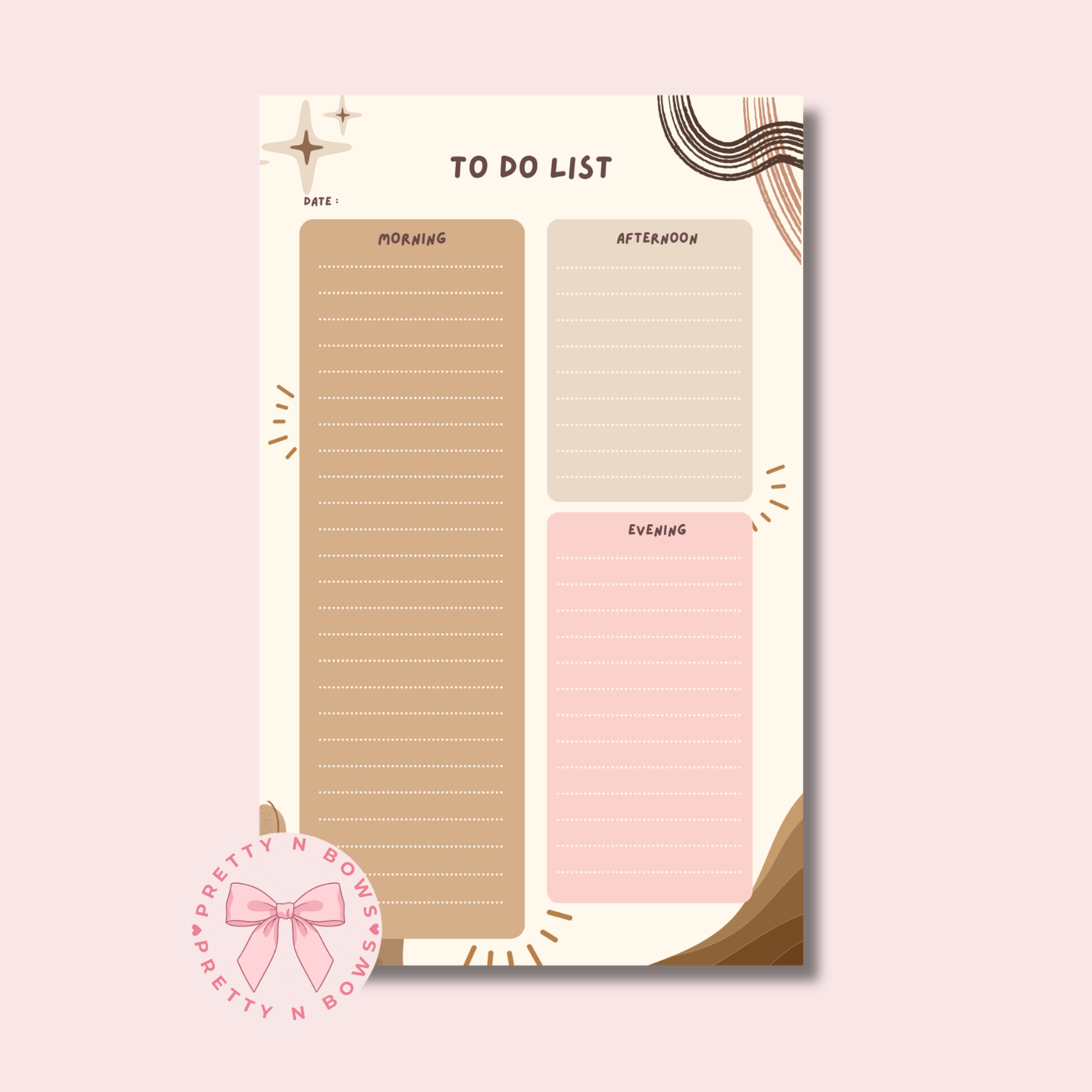 Coffee n Pink Todo List